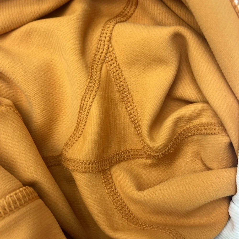 Wilo The Label Women's Swift Bike Shorts, Yellow Orange Marigold, Sz S - Picture 6 of 7